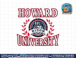 howard university bison laurels officially licensed  png, sublimation copy