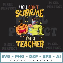 scary teacher svg