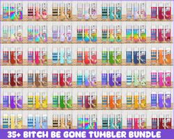 bitch be gone spray bundle tumbler png,  rainbow middle finger, bitch spray elimantes hoes crisp fuck off scent lysol sp