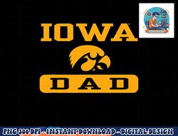iowa hawkeyes dad officially licensed  png, sublimation copy