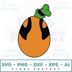 goffy easter egg svg, dxf, eps, png files