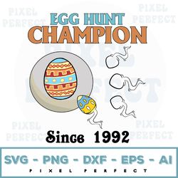 egg hunt champion svg
