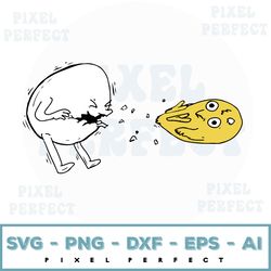 funny egg svg