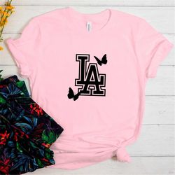 la graphic shirt - los angeles lover - gift for la lover - los angeles trip - la tee - california lakers shirts - christ