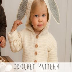 kids hooded cardigan crochet pattern bunny bear sweater crochet pattern kids cardigan pattern crochet bear baby sweater