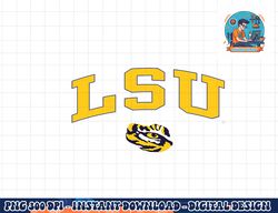lsu tigers womens arch over purple officially licensed  png, sublimation copy