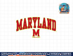 maryland terrapins arch over black officially licensed  png, sublimation copy