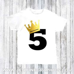 fifth birthday shirt - fifth birthday party - birthday boy shirt -  5th birthday party - 5th birthday shirt