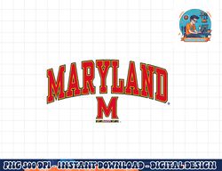 maryland terrapins arch over white officially licensed  png, sublimation copy