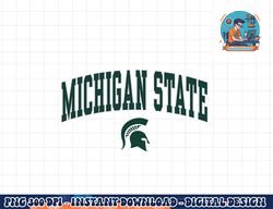 michigan state spartans arch over heather gray  png, sublimation copy
