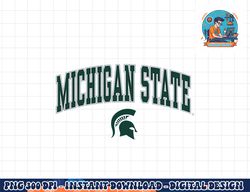 michigan state spartans arch over white officially licensed  png, sublimation copy