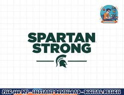 michigan state spartans strong officially licensed  png, sublimation copy