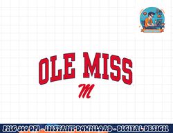 mississippi ole miss rebels arch over navy  png, sublimation copy