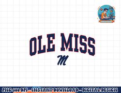 mississippi ole miss rebels arch over red  png, sublimation copy