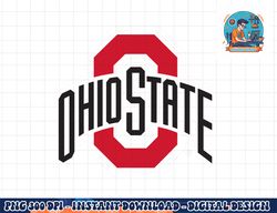 ohio state buckeyes mens icon logo officially licensed gray  png, sublimation copy