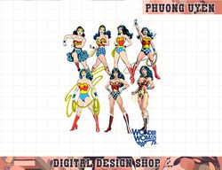 wonder woman decades later  png, sublimate