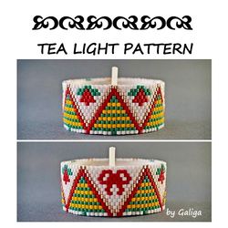 christmas bells tea light holder happy birthday pattern xmas beading holiday candle cover home decor diy beaded tealight