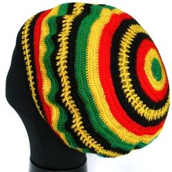 crochet rasta hat for dreadlocks. hand knitting!