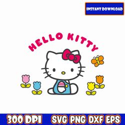 kawaii kitty kittens clipart, cute cats, png stickers, digital download cut file, vector printables, cricut silhouette