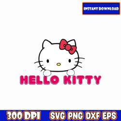 kawaii kitty svg| spring kitty| digital file for crafting|