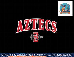 san diego state aztecs arch over logo officially licensed  png, sublimation copy