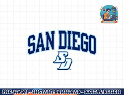 san diego toreros arch over logo officially licensed  png, sublimation copy