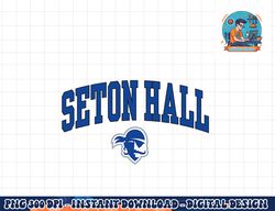 seton hall pirates arch over black officially licensed  png, sublimation copy
