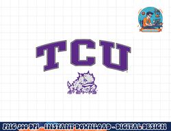 tcu horned frogs arch over white officially licensed  png, sublimation copy