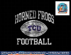 tcu horned frogs vintage football logo  png, sublimation copy