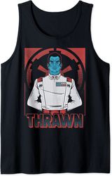 star wars grand admiral thrawn poster tank top