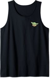 star wars grogu embroidered pocket tank top