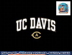 uc davis aggies arch over logo officially licensed navy  png, sublimation copy