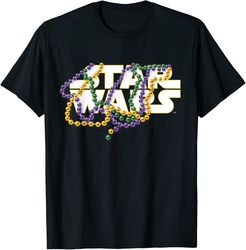 star wars logo gold purple and green beads