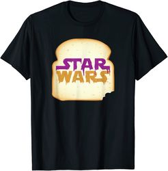star wars logo peanut butter and jelly sandwich