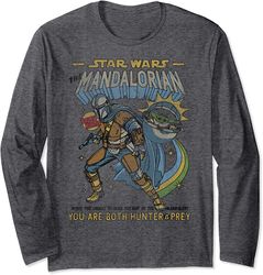 star wars mandalorian comic poster long sleeve