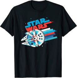 star wars millennium falcon red white & blue rainbow