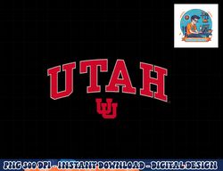 utah utes arch over white officially licensed  png, sublimation copy