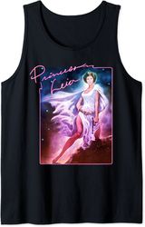 star wars painted princess leia tank top