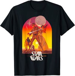 star wars ralph mcquarrie luke and leia alderaan t-shirt