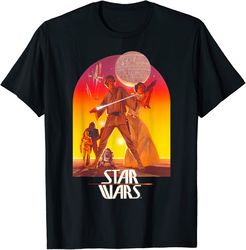 Star Wars Ralph McQuarrie Luke and Leia Alderaan T-Shirt