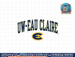 wisconsin eau claire blugolds arch white officially licensed  png, sublimation copy