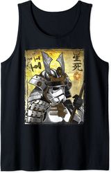 star wars samurai trooper poster tank top