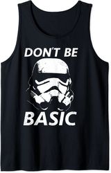 star wars stormtrooper don't be basic portrait tank top