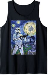 star wars stormtrooper starry night tank top