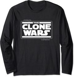 star wars the clone wars logo long sleeve