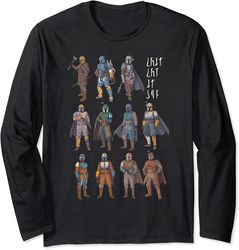 star wars the mandalorian bounty hunters this is the way long sleeve