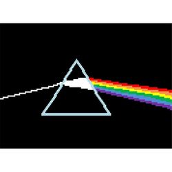 pink floyd - dark side of the moon - band blanket crochet pattern digital download - large and small