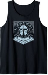 star wars the mandalorian season 3 grogu the way hyperspace tank top