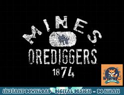 colorado school of mines orediggers vintage 1874 logo navy  png, sublimation