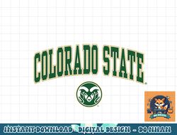 colorado state rams arch over dark heather  png, sublimation